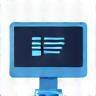 Digital screen icon representing publishing platforms